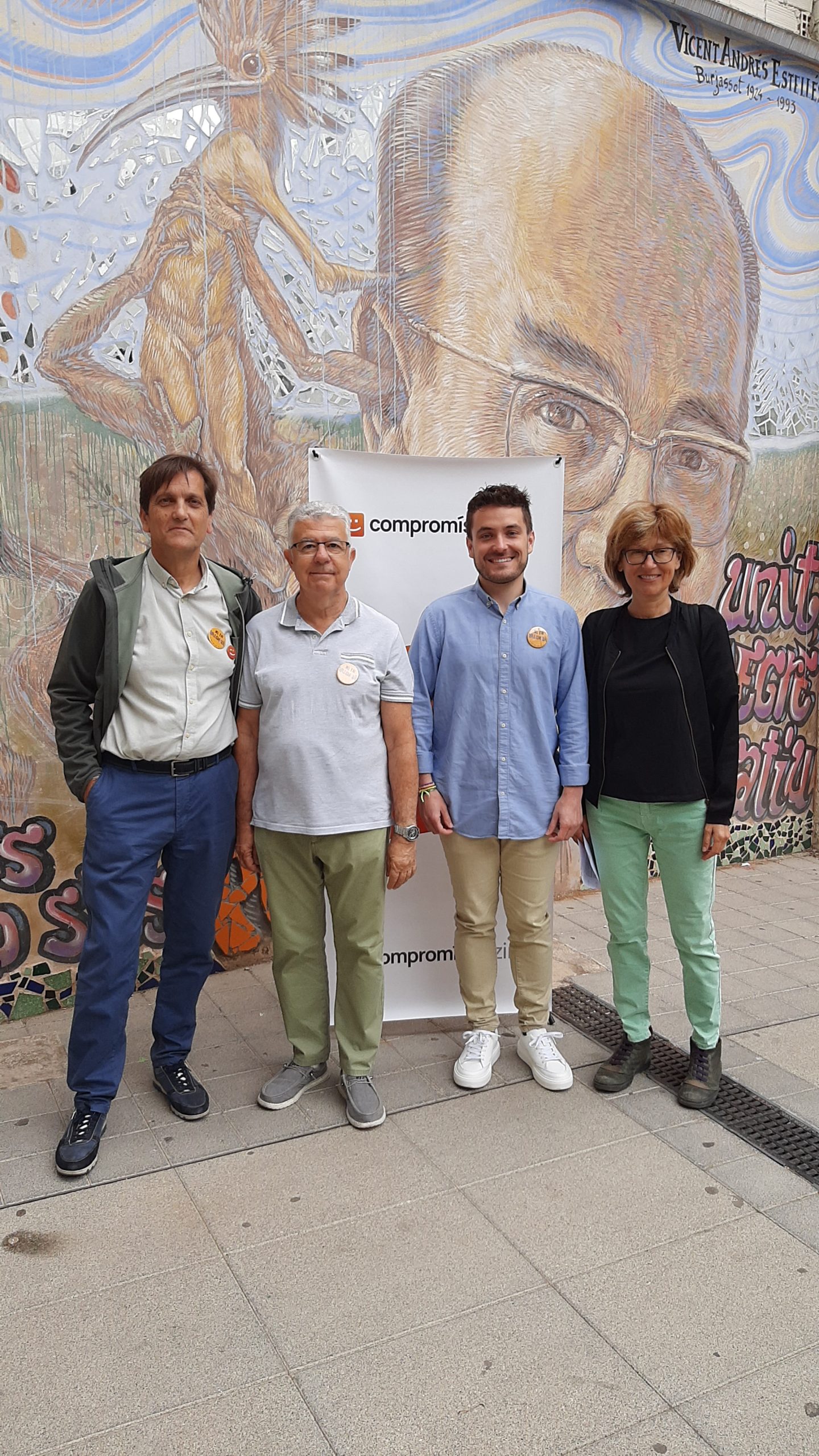 Alfons Domínguez, Alfred Aranda, Ferran Barberà i Cristina Soler